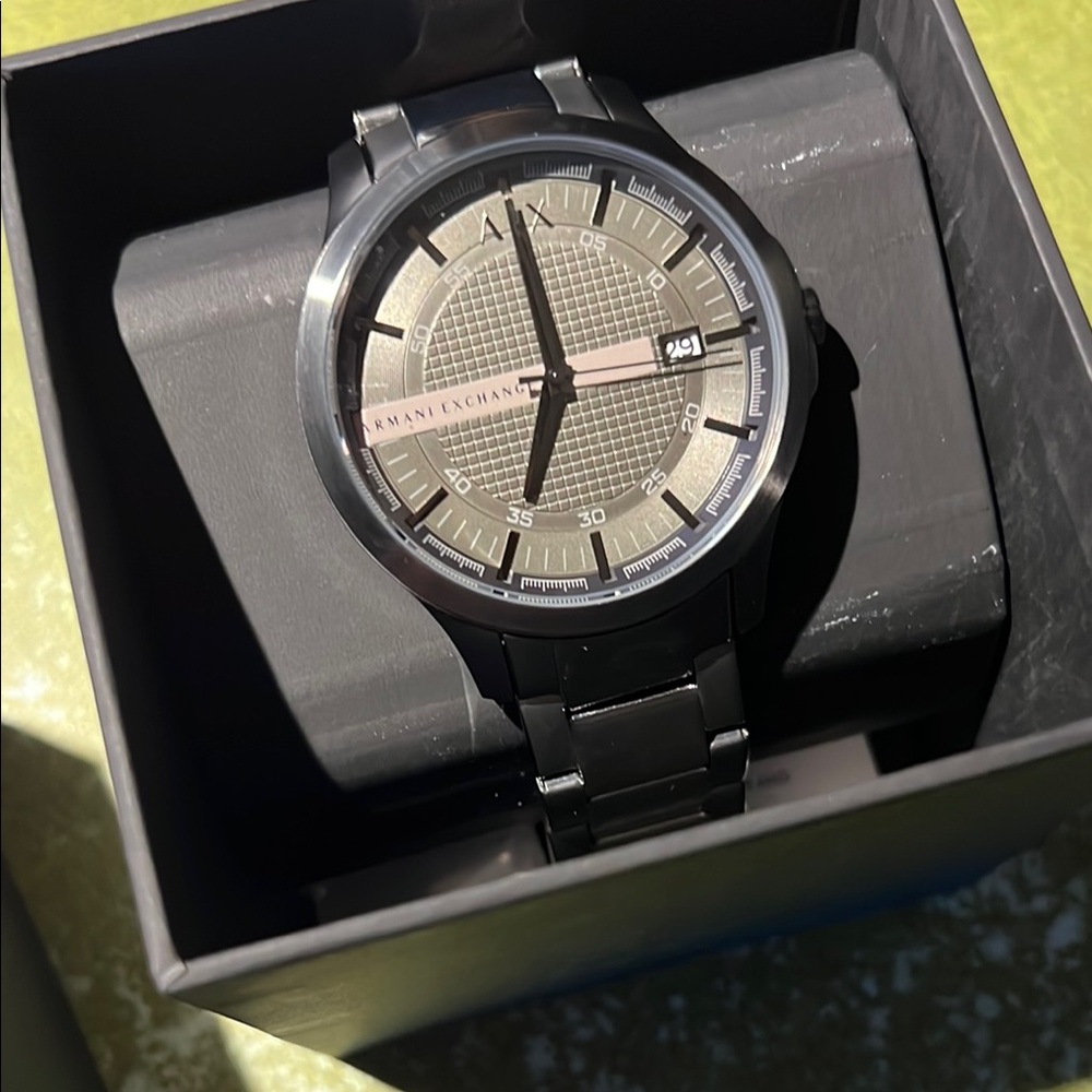 Armani Exchange Gunmetal Grey Men’s Watch
